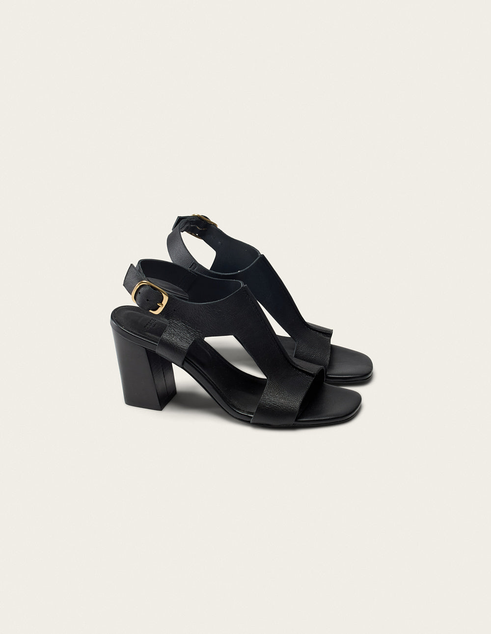 Sandales À Talons Ilani - Cuir Noir