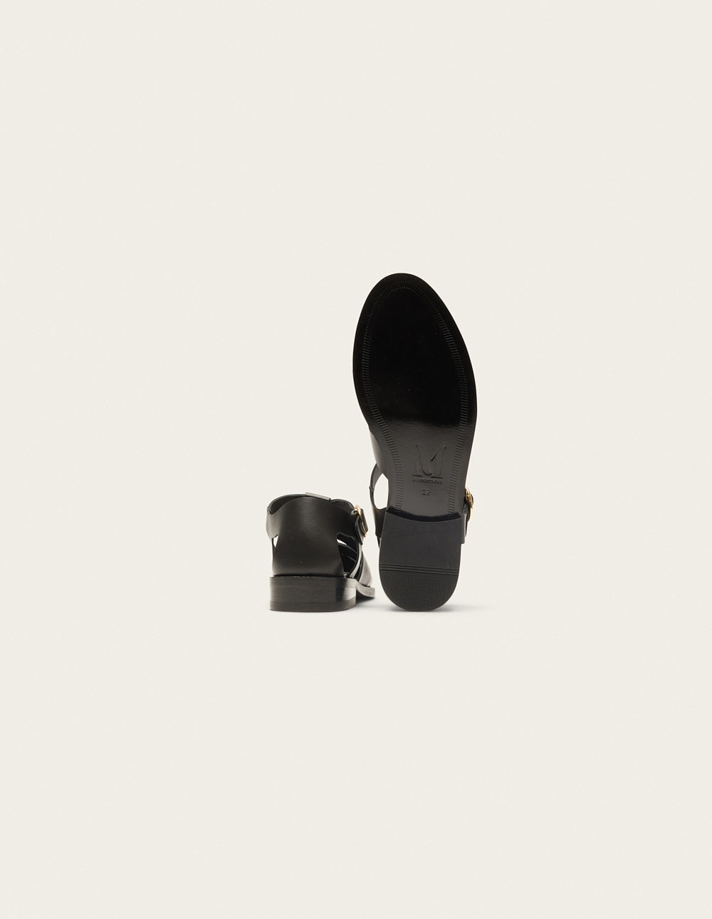 Sandales Inès - Cuir Noir