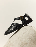 Sandales Inès - Cuir Noir