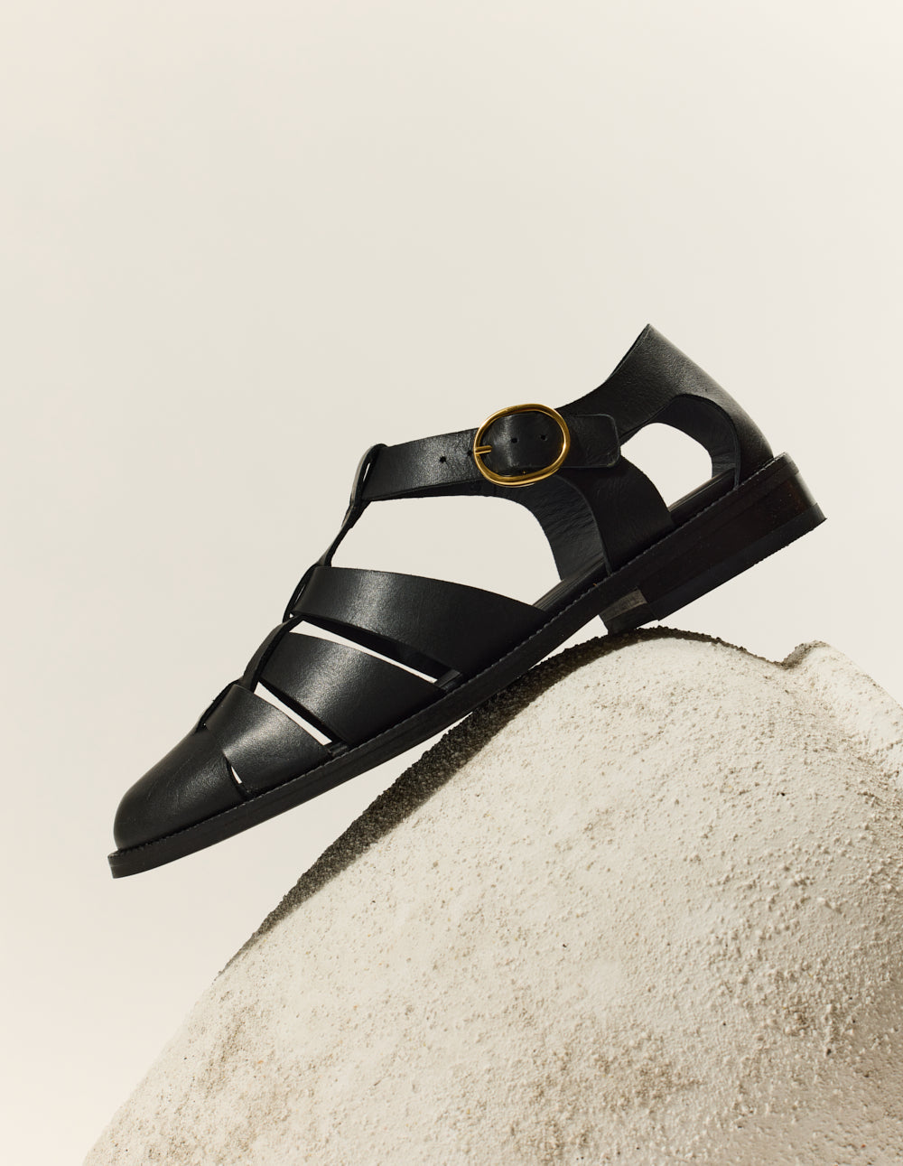Sandales Inès - Cuir Noir
