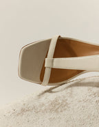 Sandales À Talons Joy - Cuir Écru