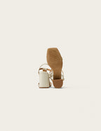 Sandales À Talons Joy - Cuir Écru