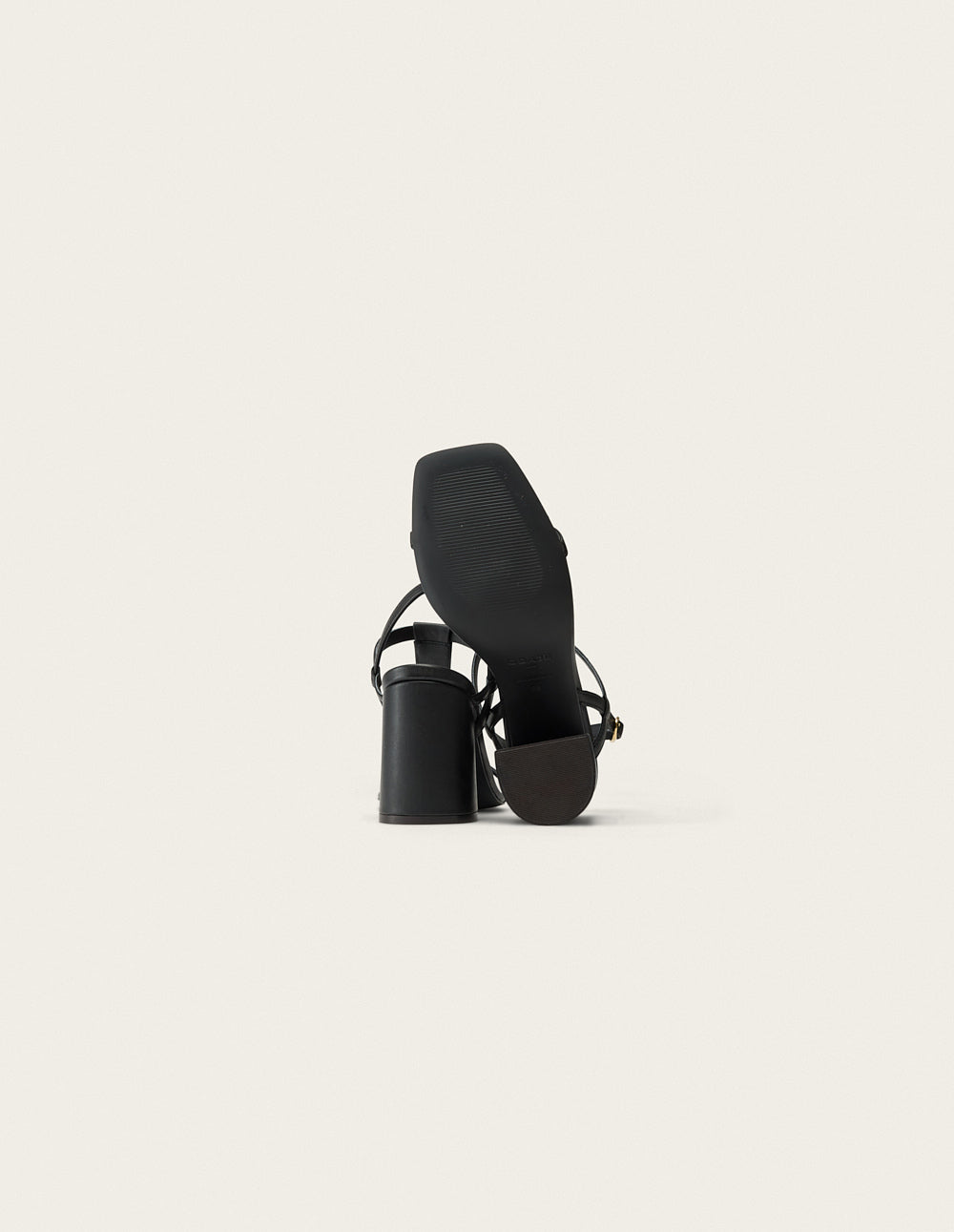 Sandales À Talons Joy - Cuir Noir - Femme