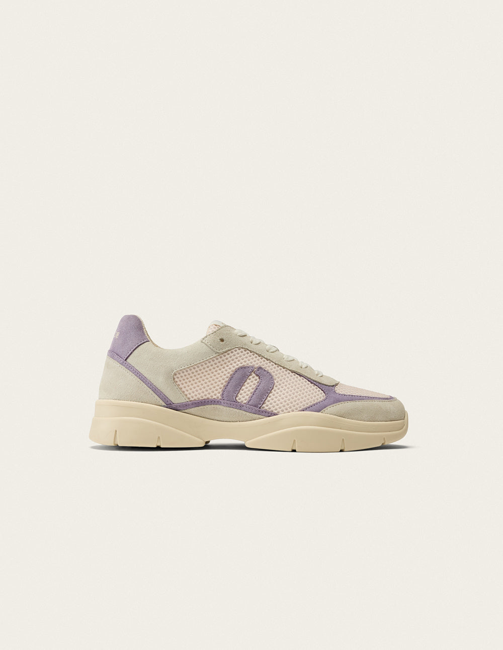 Baskets Basses Larel - Ivoire Lilas