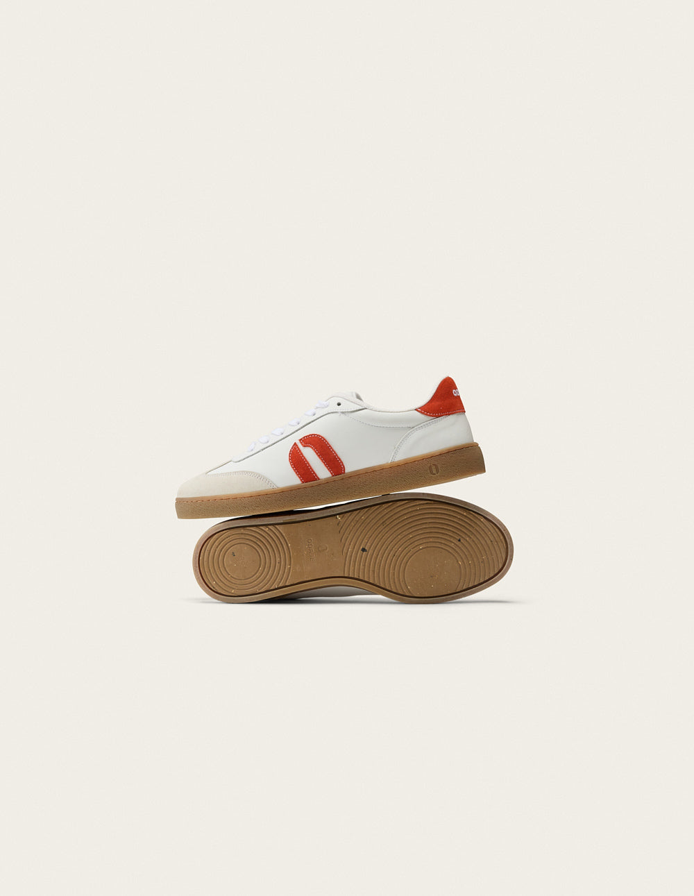Baskets Basses Lucia - Blanc Orange