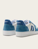 Baskets Basses Matthieu - Ciel Blanc Pétrole