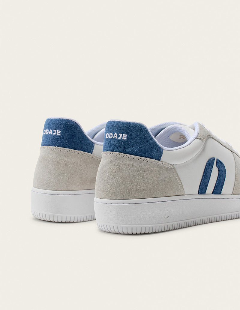 Baskets Basses Matthieu - Gris Blanc Pétrole