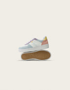 Baskets Basses Maxence F - Ciel Blanc Lilas - Femme