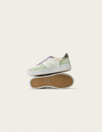 Baskets Basses Maxence F - Vert Blanc Lilas - Femme