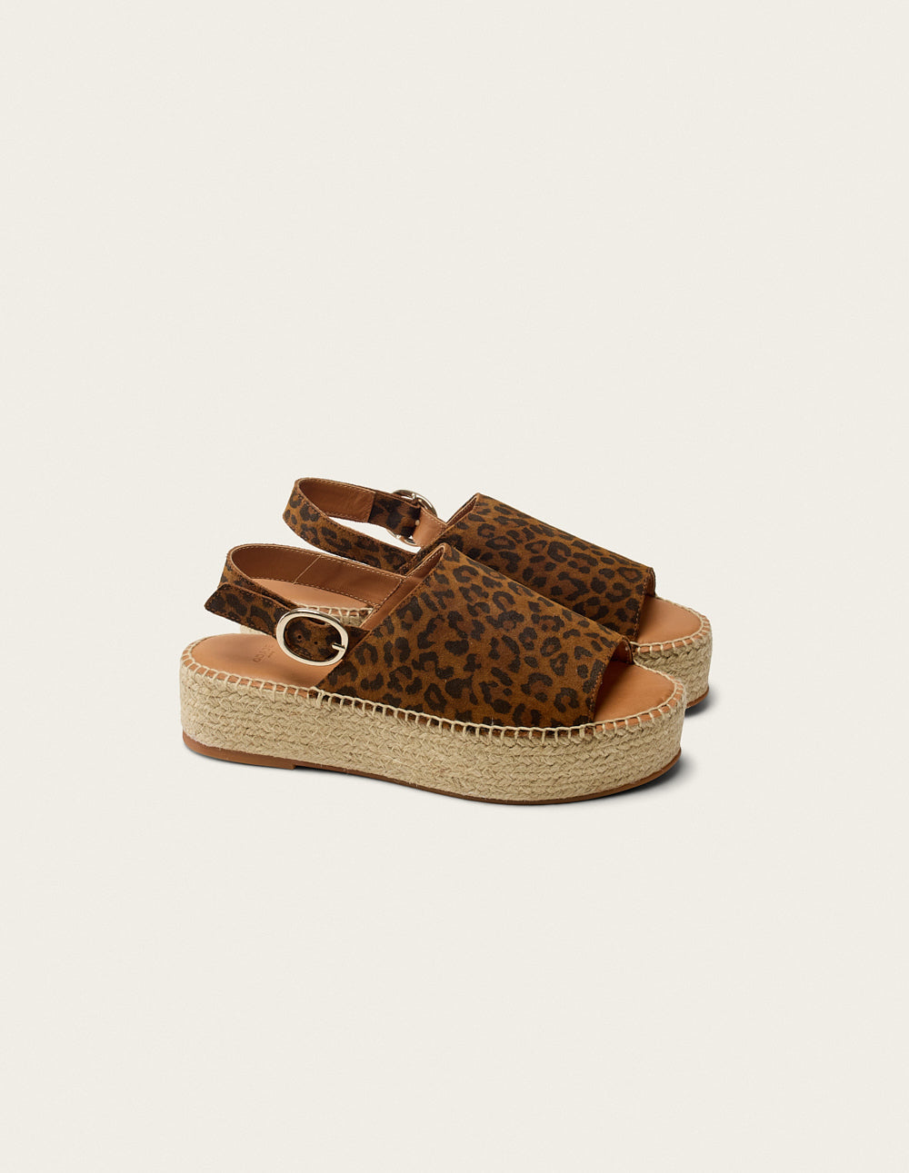 Espadrilles Maya - Suède Léopard