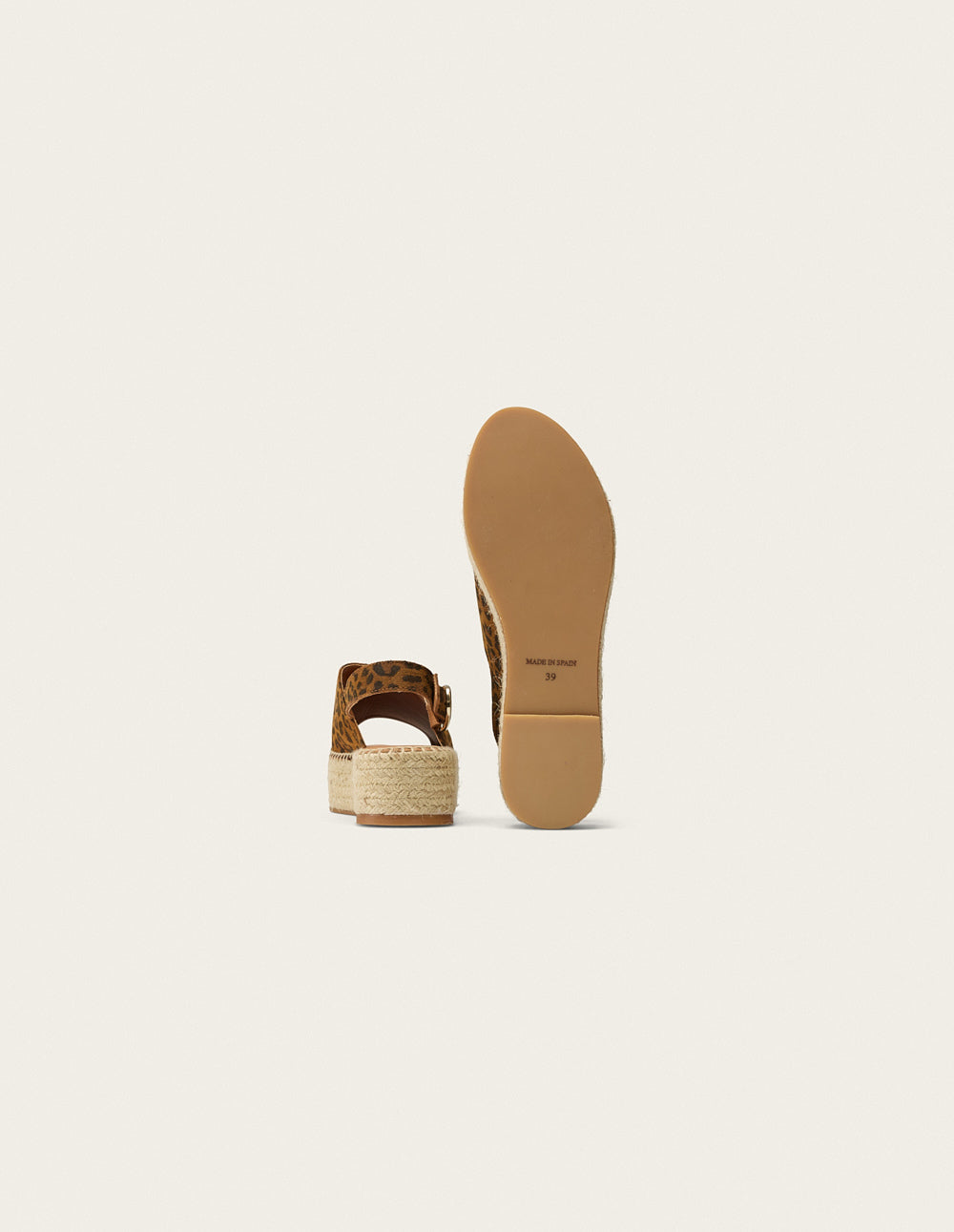 Espadrilles Maya - Suède Léopard
