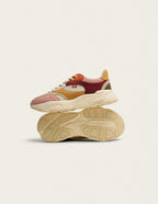 Baskets Basses Nathanaelle - Blush Beige Écru
