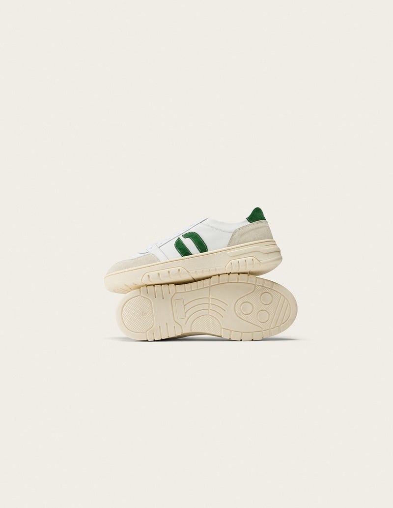 Baskets Basses Nino - Blanc Vert