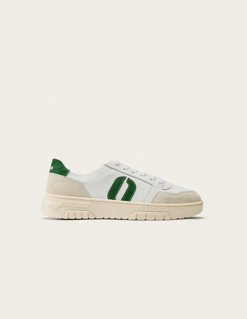 Baskets Basses Nino - Blanc Vert
