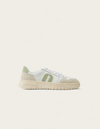 Baskets Basses Nora - Blanc Vert - Femme