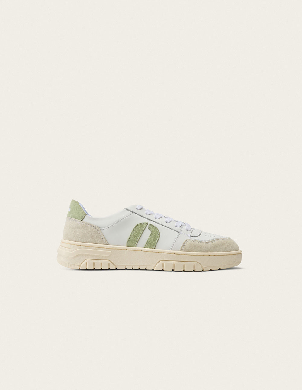 Baskets Basses Nora - Blanc Vert - Femme