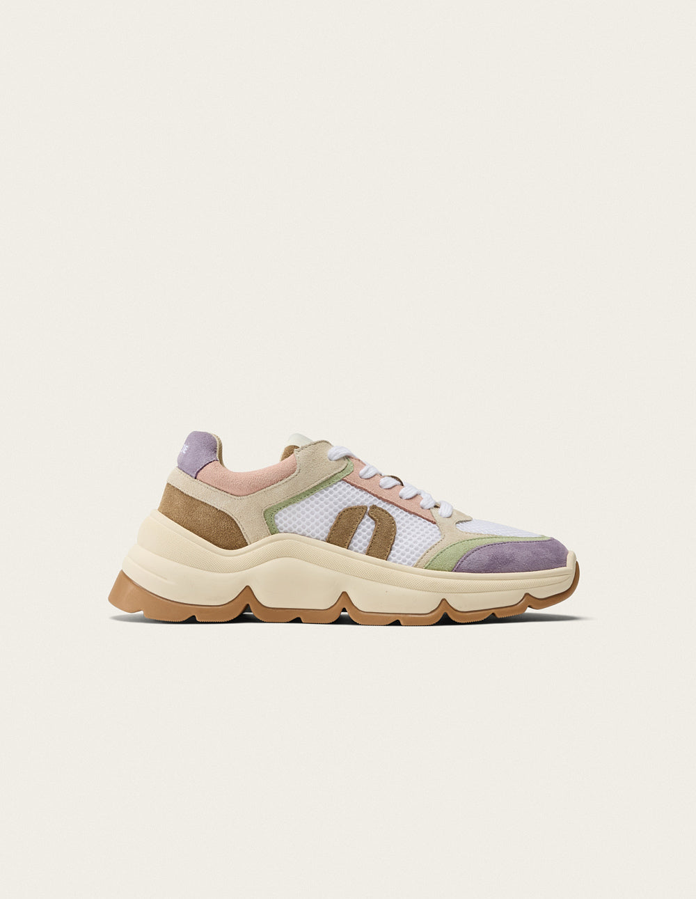 Baskets Basses Orna - Lilas Vert Blanc - Femme