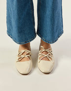 Ballerines Tula - Cuir Écru