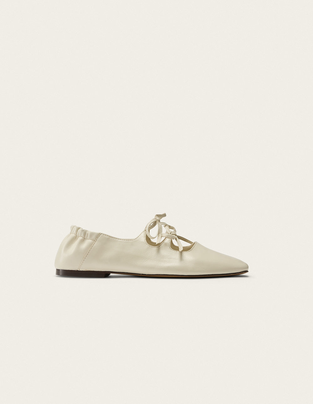Ballerines Tula - Cuir Écru