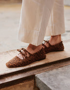 Ballerines Tula - Suède Léopard