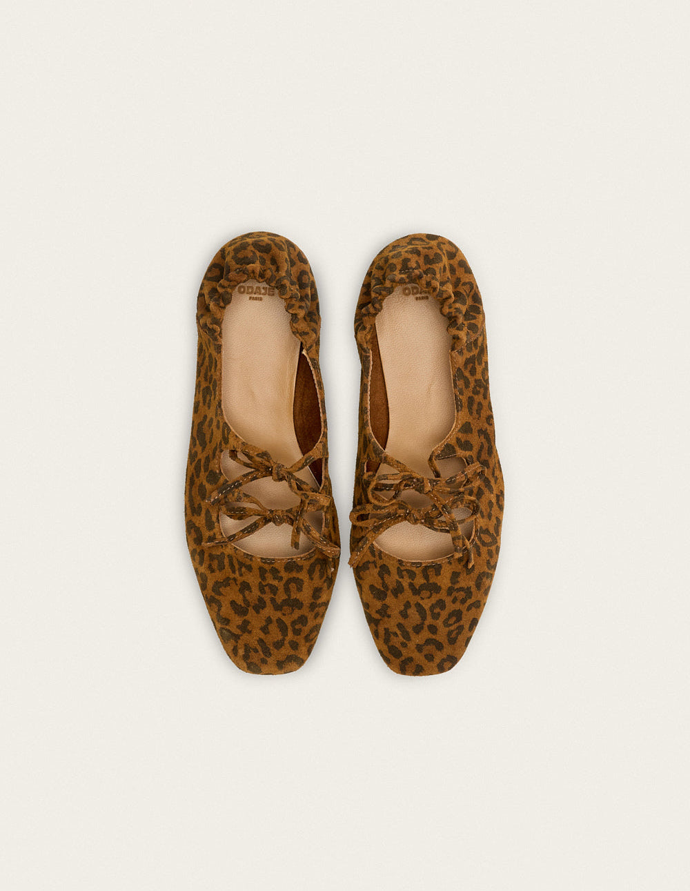 Ballerines Tula - Suède Léopard
