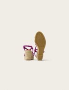 Espadrilles Fidi - Suède Magenta