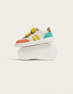 Baskets Enfants Lilo - Corail lilas citron