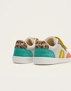 Baskets Enfants Lilo - Corail lilas citron