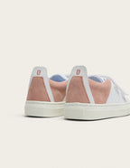 Baskets Enfants René Junior - Blanc rose