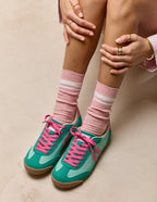 Baskets basses Riya - Vert rose
