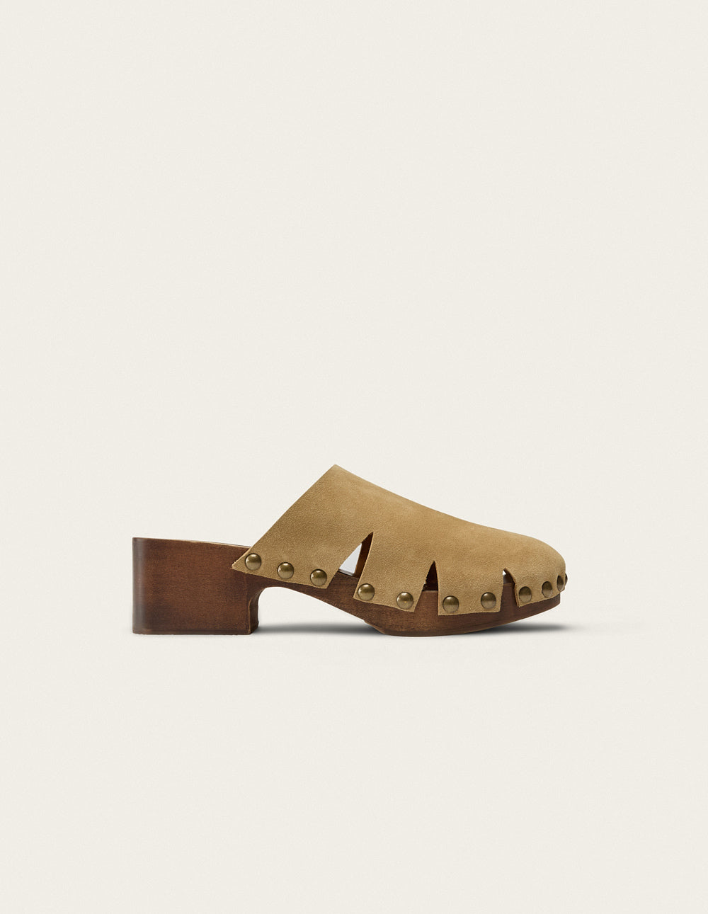 Mules Yura - Suède Taupe