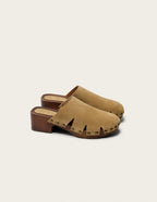Mules Yura - Suède Taupe
