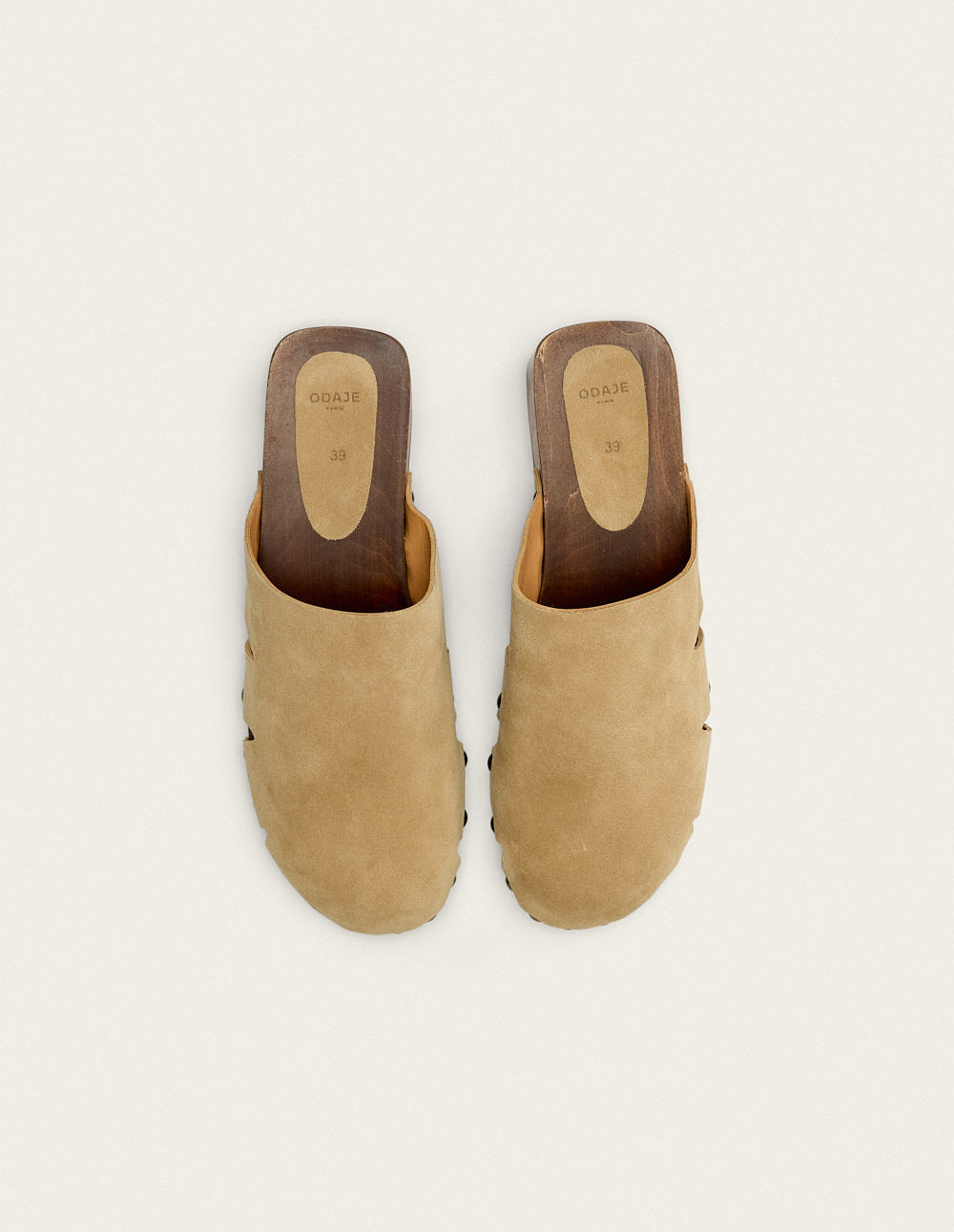 Mules Yura - Suède Taupe