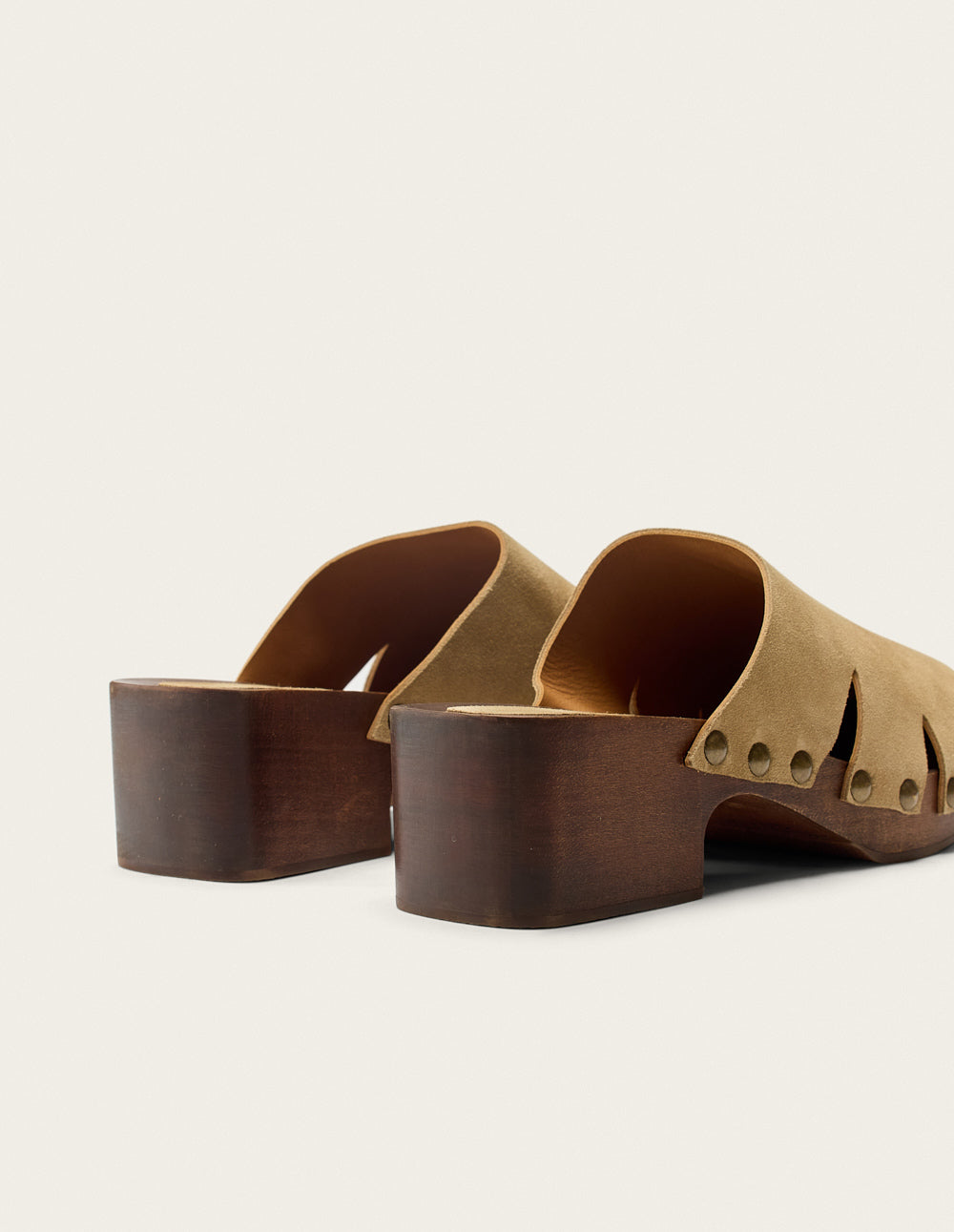 Mules Yura - Suède Taupe