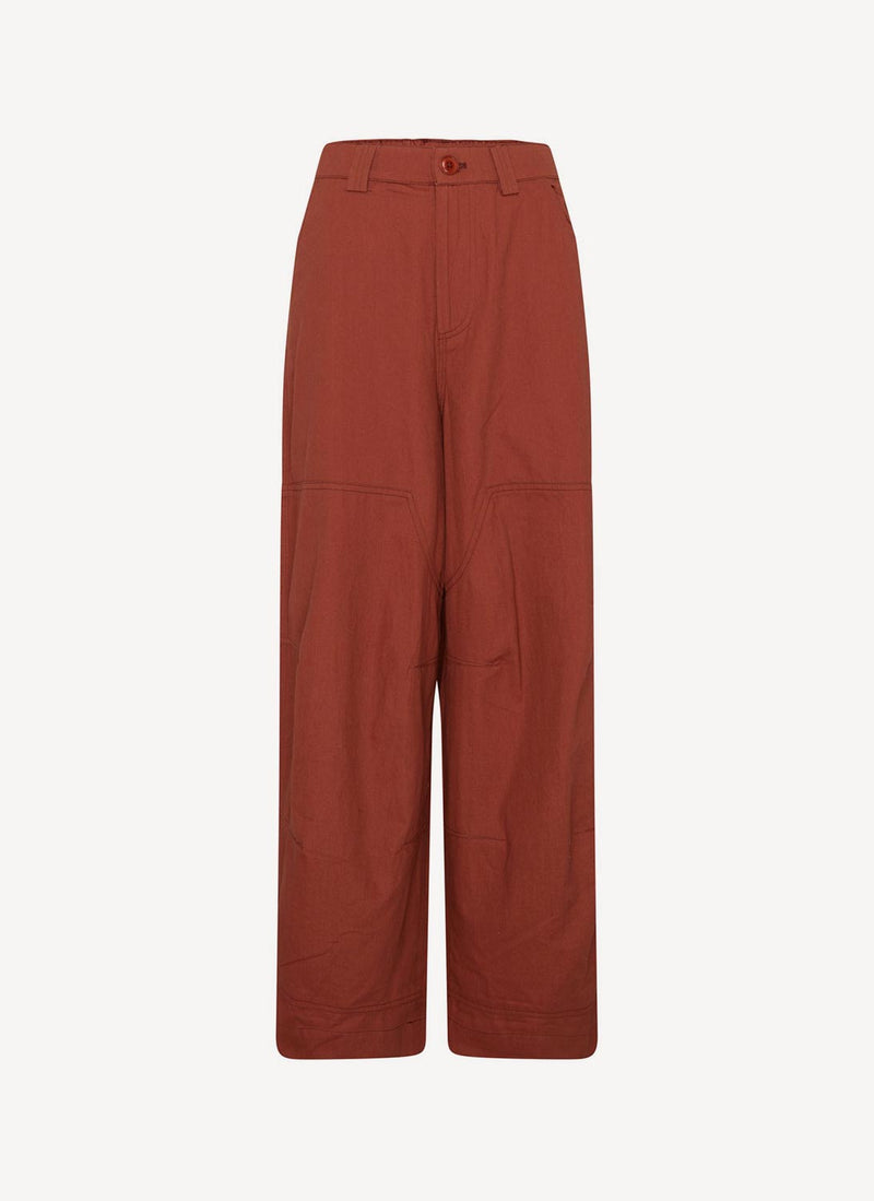 Sea Ny - Pantalon - Burgundy - Femme