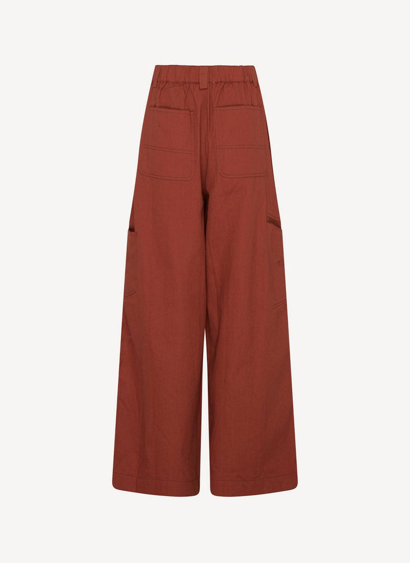 Sea Ny - Pantalon - Burgundy - Femme