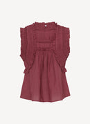 Sea Ny - Top - Burgundy - Femme