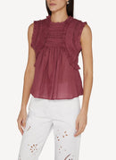 Sea Ny - Top - Burgundy - Femme