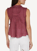 Sea Ny - Top - Burgundy - Femme