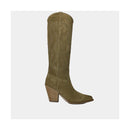 Bottes Sartore Seconde Sr434501 - Velours Camel Clair