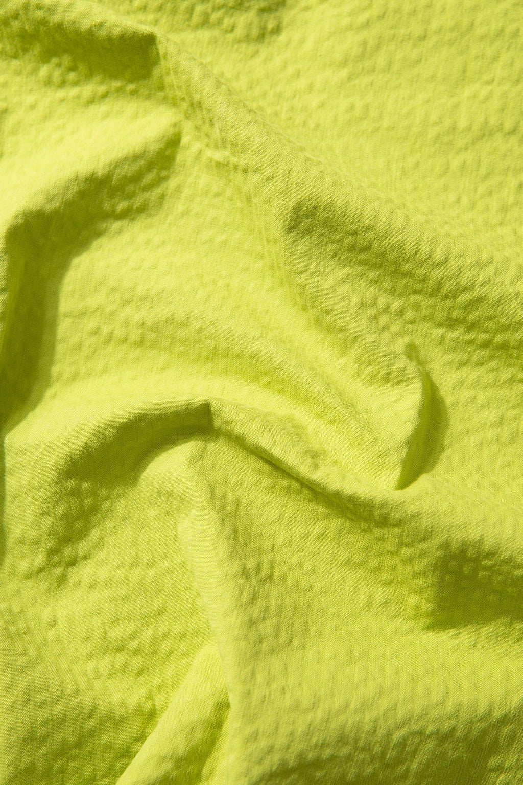 Seersucker Short Sleeve Shirt Green