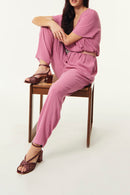 Segun Trouser Combi - Sandalwood