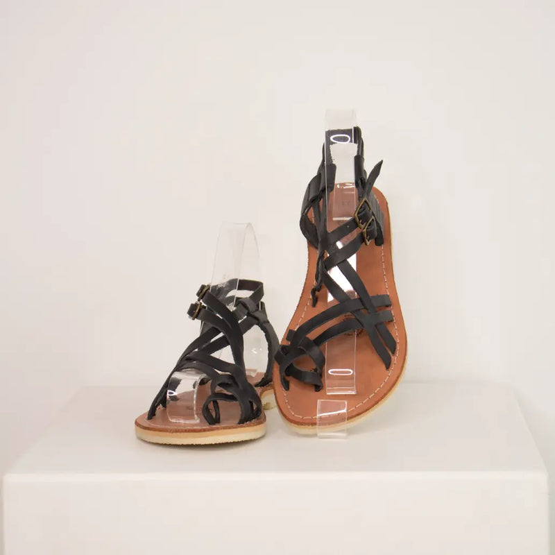 Sandals - Mapache - Selena Black