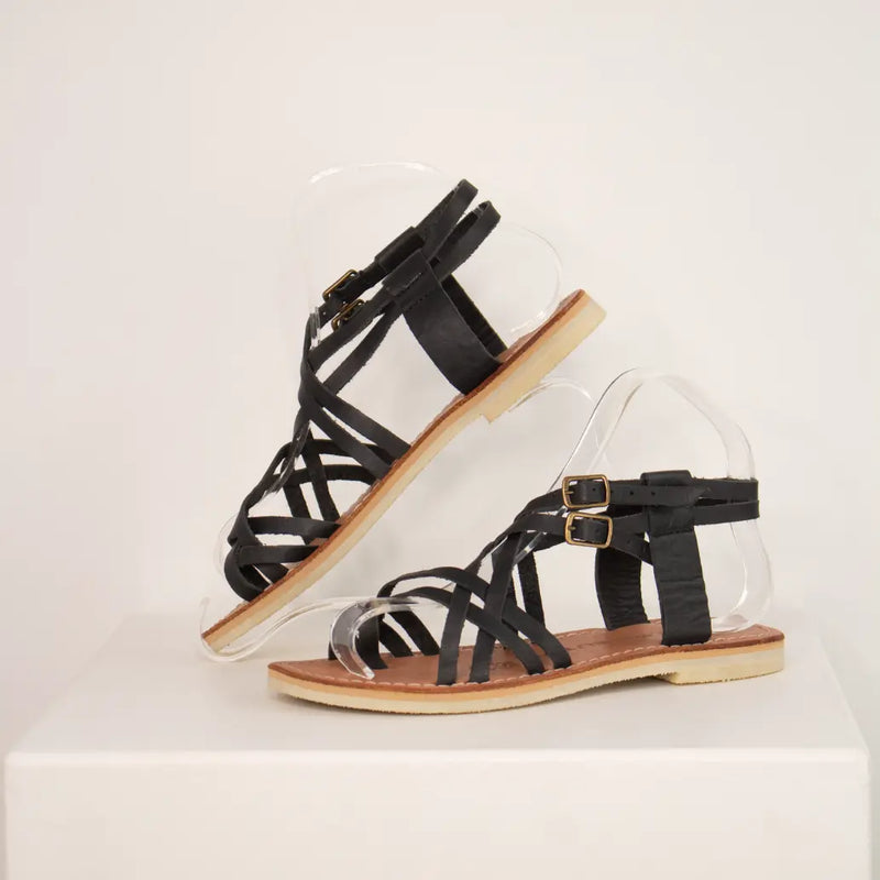 Sandals - Mapache - Selena Black