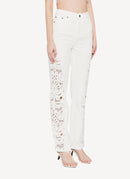 Self Portrait - Pantalon - White - Femme