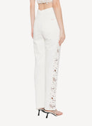 Self Portrait - Pantalon - White - Femme