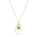 Collier Sore Selma Calcedoine Verte