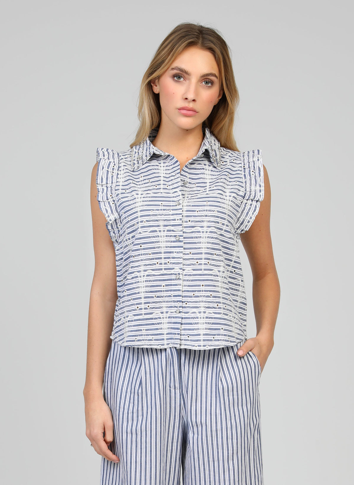 Chemise Senaly Bleu