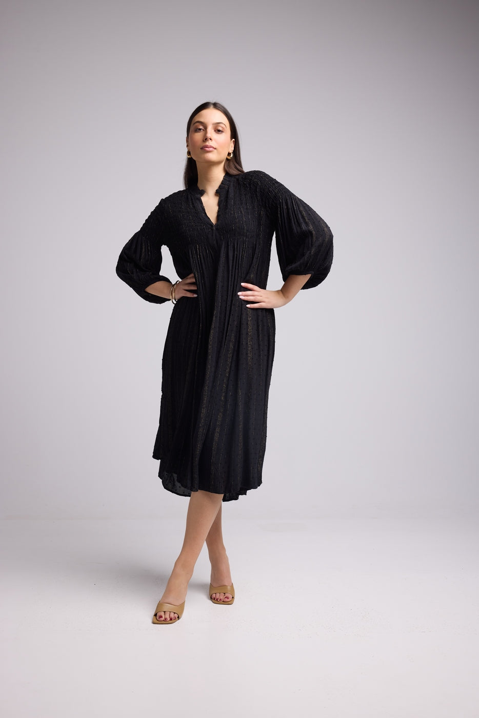Vestido Largo - Sense - Negro