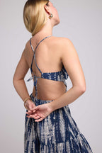 Vestido Largo Sin Mangas - Navy